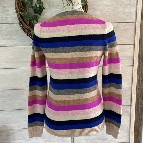 𝅺J Crew Striped Sweater XS - Picture 3 of 5